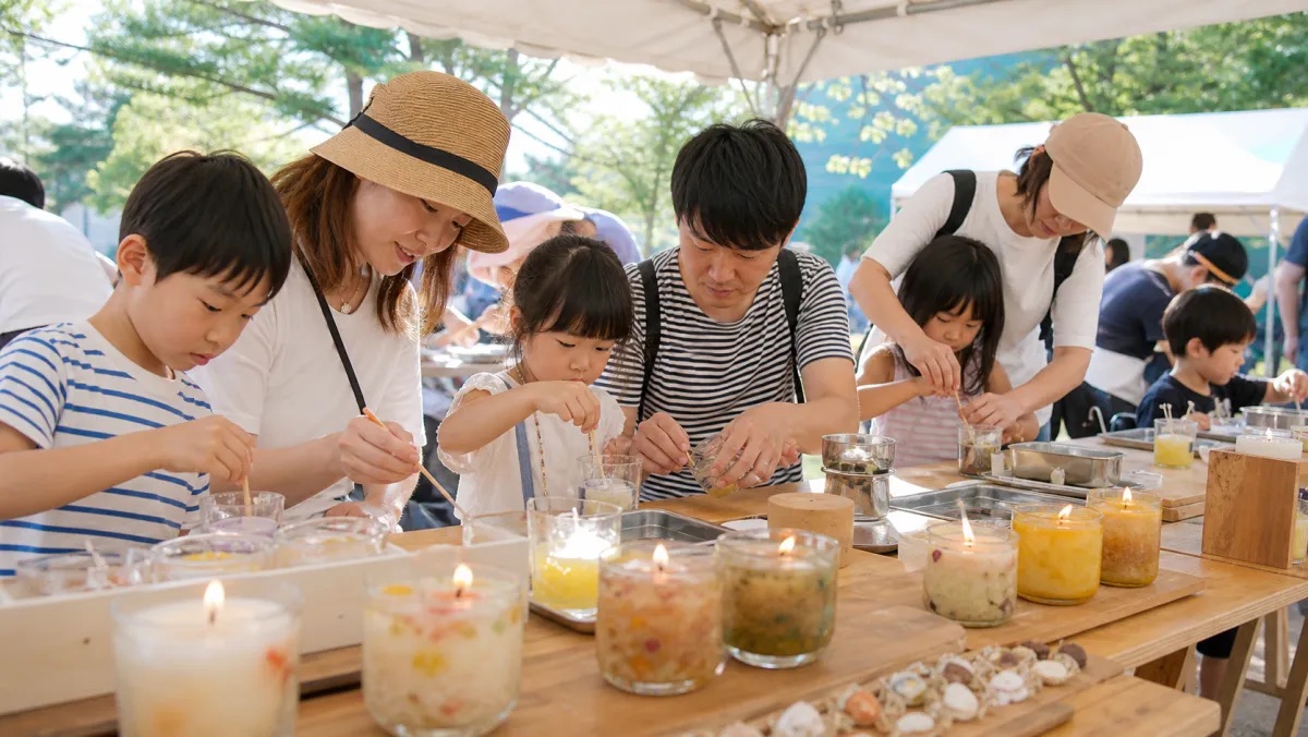 未来を照らす、防災キャンドル