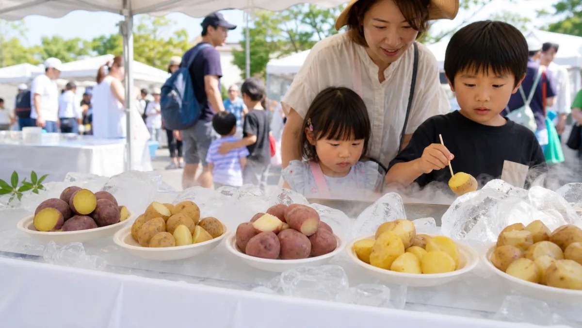 北海道の雪が育てる甘さ！雪室じゃがいも食べ比べ体験