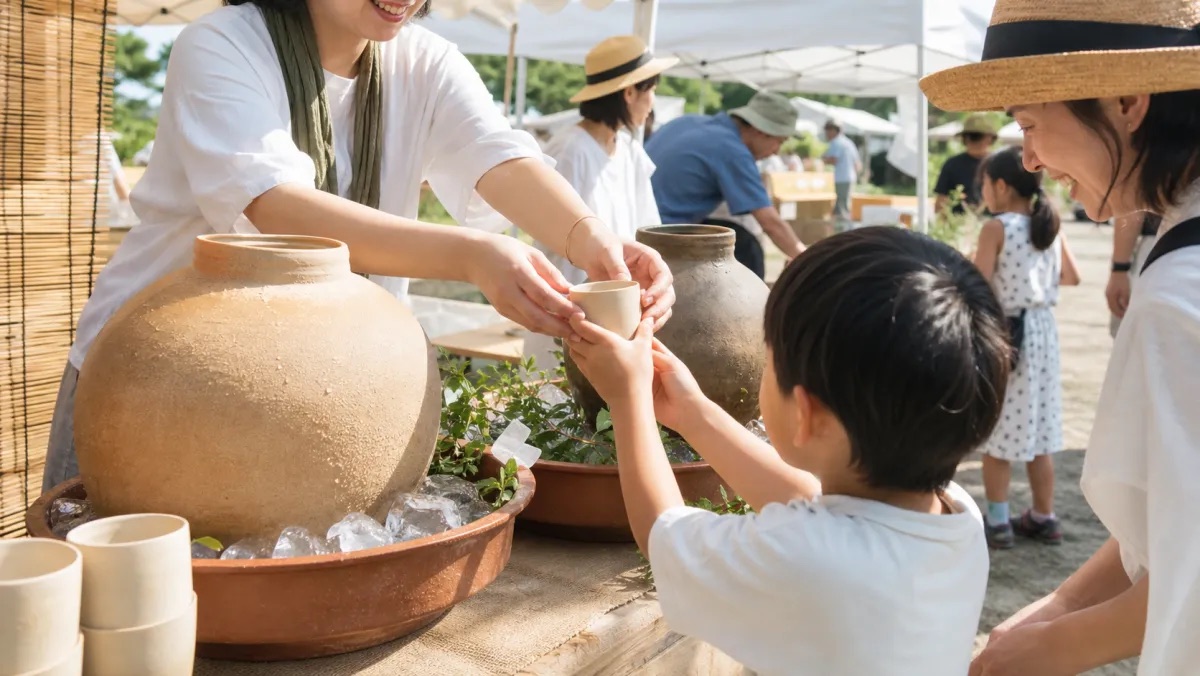 電気ゼロで涼しい！ジーアポット体験