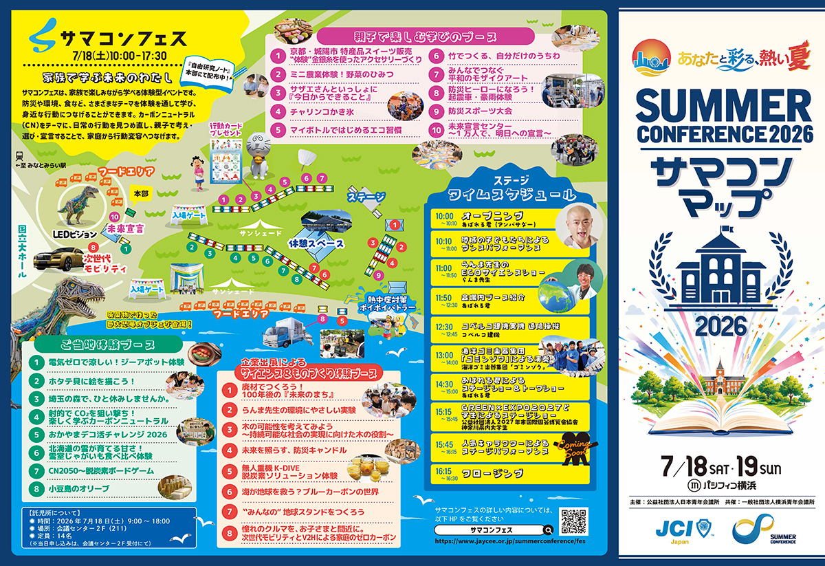 サマコンフェス 会場マップ