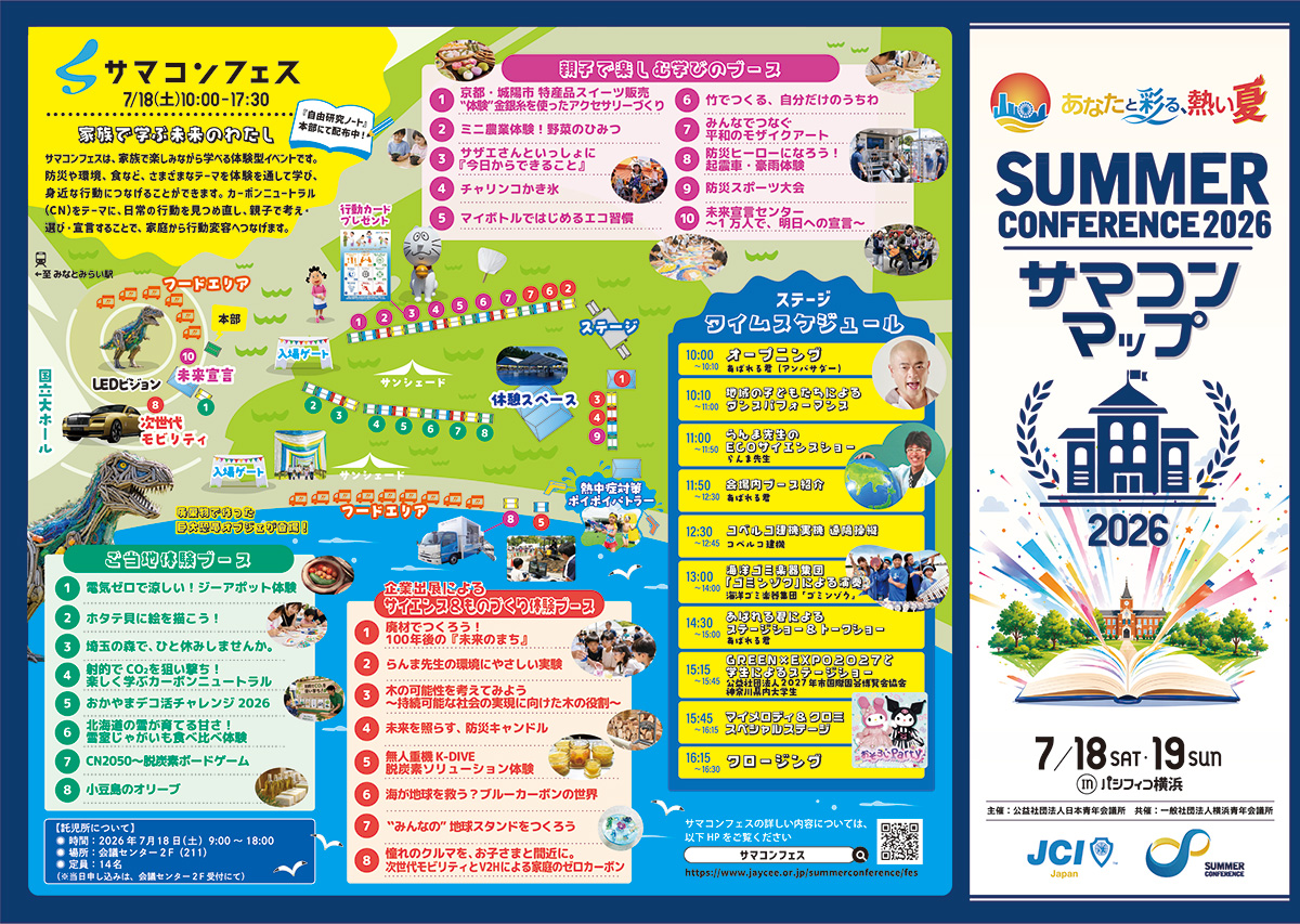 サマコンフェス 会場マップ